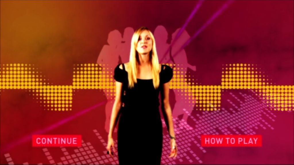 The X Factor: Interactive TV Game (DVD Player) screenshot: Round Four: The Final round and, once again, Fearne is on hand to explain everything
