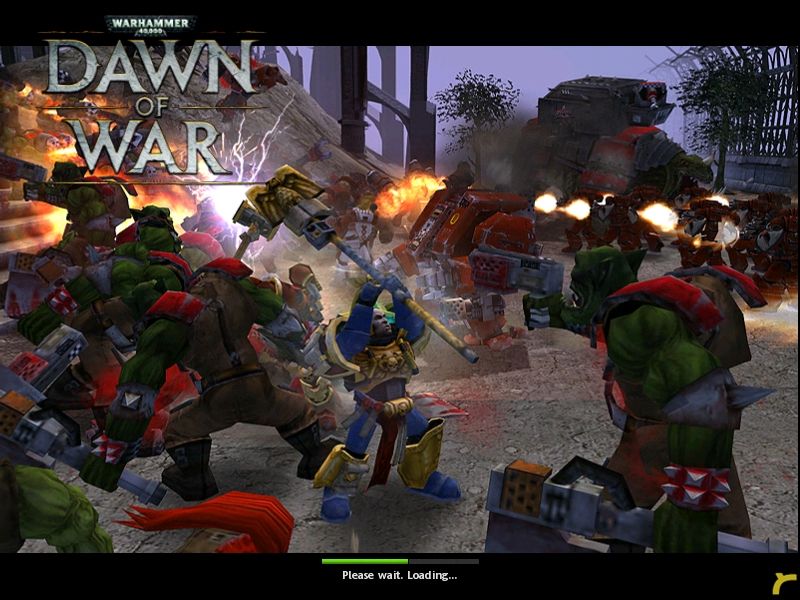 Warhammer 40,000: Dawn of War (Windows) screenshot: Before the war loading screen