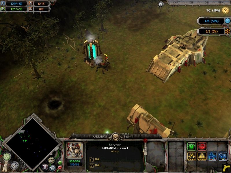 Warhammer 40,000: Dawn of War (Windows) screenshot: Build those power outlets