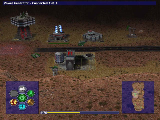 Warzone 2100 (Windows) screenshot: night
