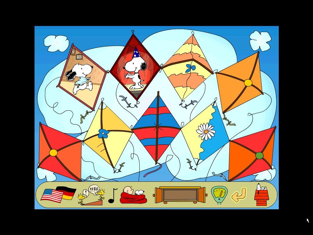 Where's the Blanket Charlie Brown? (Windows) screenshot: Mini Game