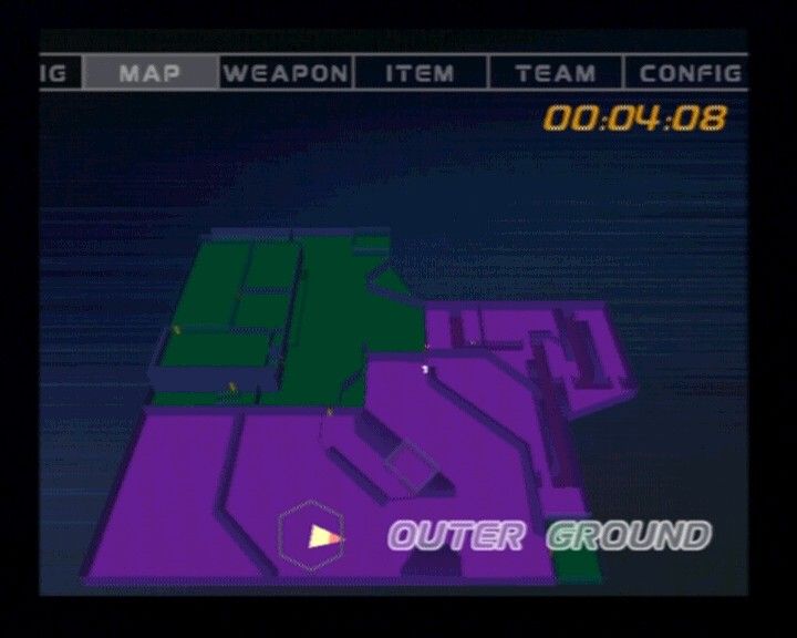 WinBack: Covert Operations (PlayStation 2) screenshot: Checking out the map.
