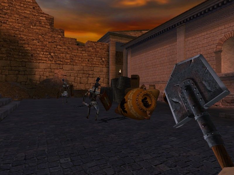 Will Rock (Windows) screenshot: Some archeologists get a bullwhip. All you get is this lousy shovel.