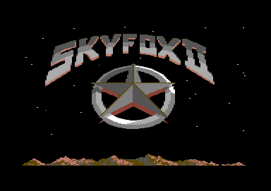 Skyfox II: The Cygnus Conflict (Commodore 64) screenshot: title screen