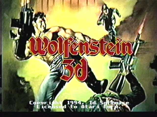 Wolfenstein 3D (Jaguar) screenshot: title screen