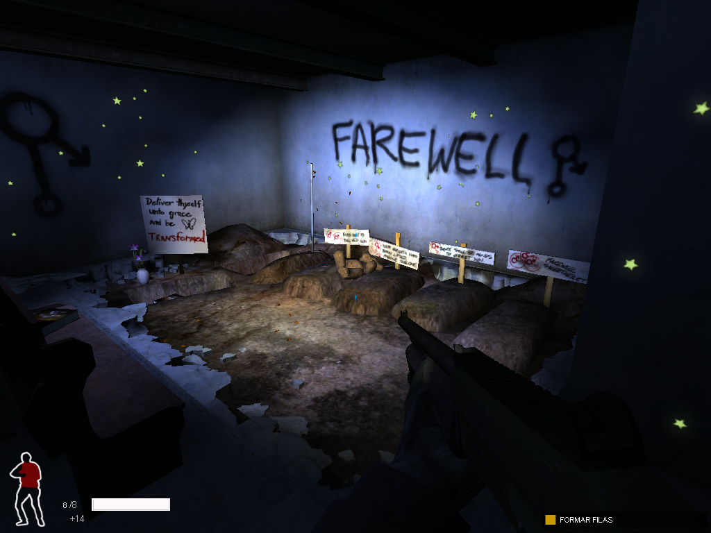 SWAT 4 (Windows) screenshot: Sometimes there is something really disgusting.