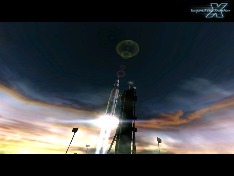 X: Beyond the Frontier (Windows) screenshot: Intro: Mankind first trips into space