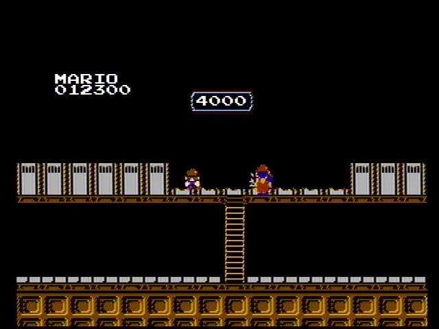 Wrecking Crew (NES) screenshot: The bonus stage