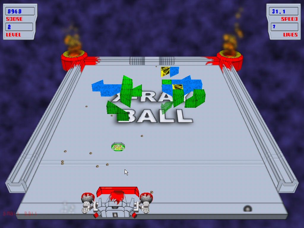 X-Ray Ball (Windows) screenshot: Ball gun - with this weapon, you can insert new ball in the game