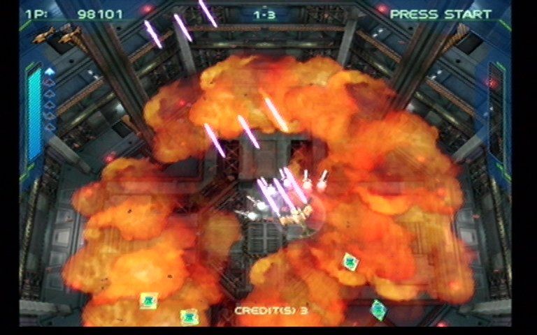 Zero Gunner 2 (Dreamcast) screenshot: In Game 15