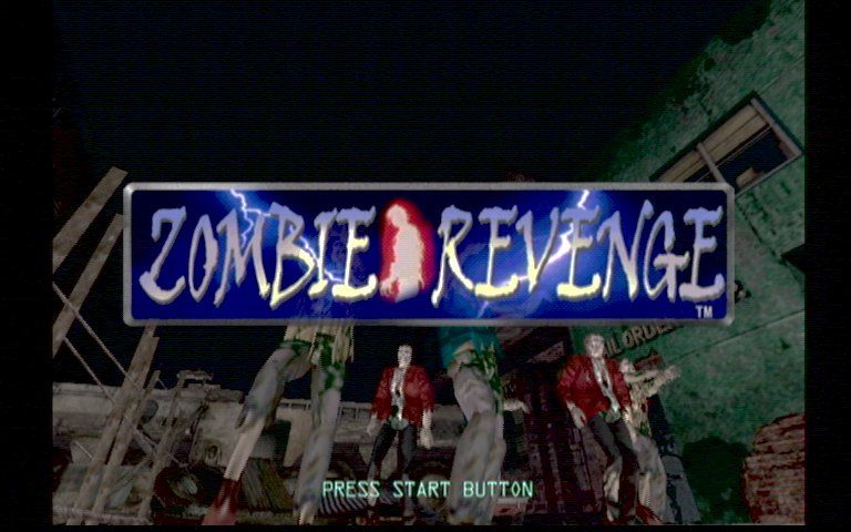 Zombie Revenge (Dreamcast) screenshot: Title Screen