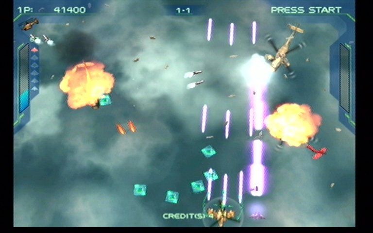 Zero Gunner 2 (Dreamcast) screenshot: In Game 2