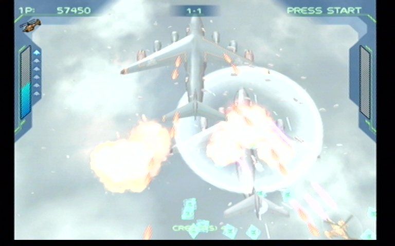 Zero Gunner 2 (Dreamcast) screenshot: In Game 3