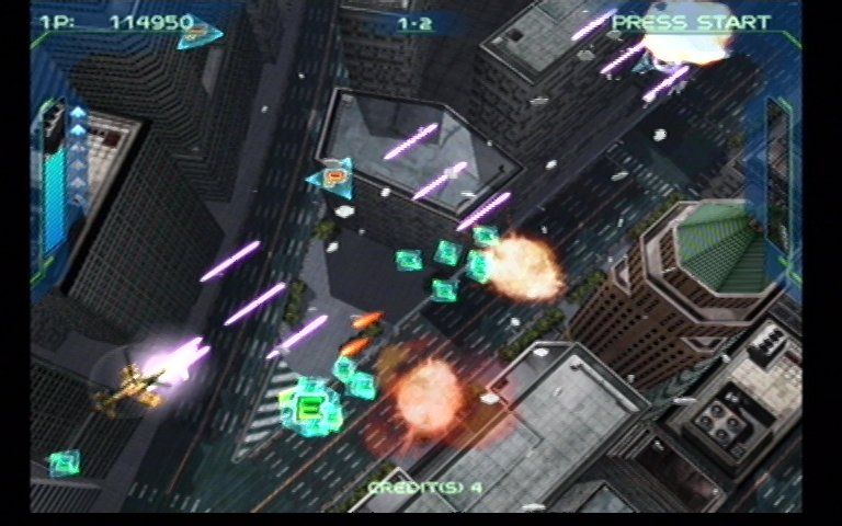 Screenshot of Zero Gunner 2 (Dreamcast, 2001) - MobyGames