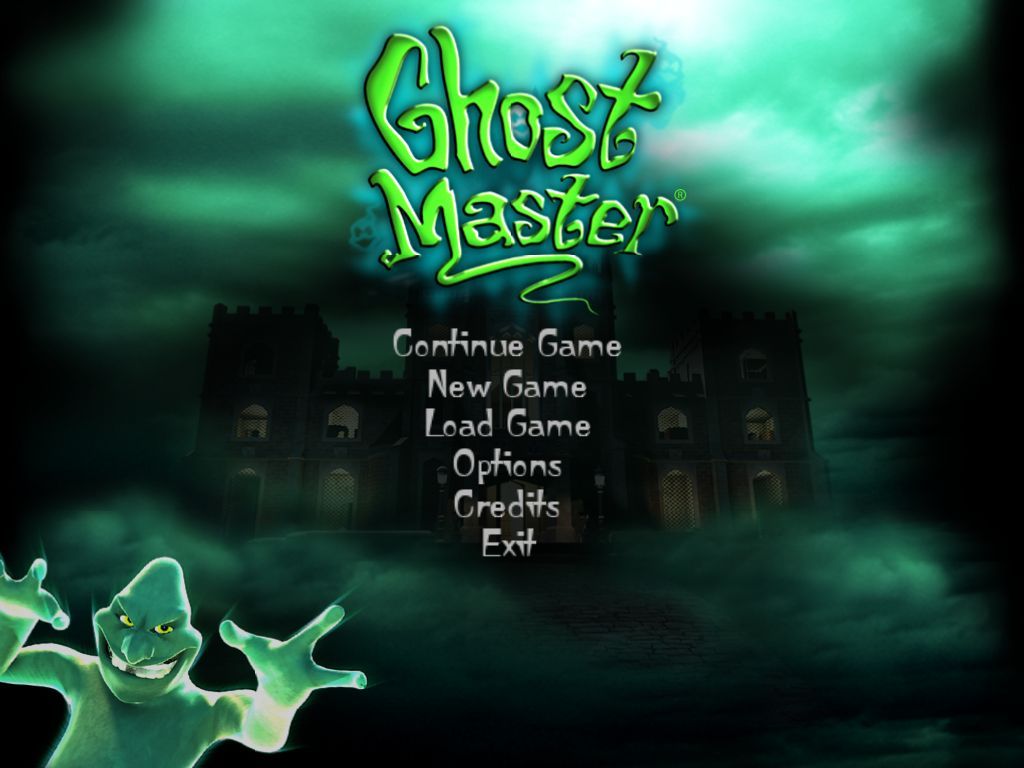 Ghost Master (Windows) screenshot: The main menu.