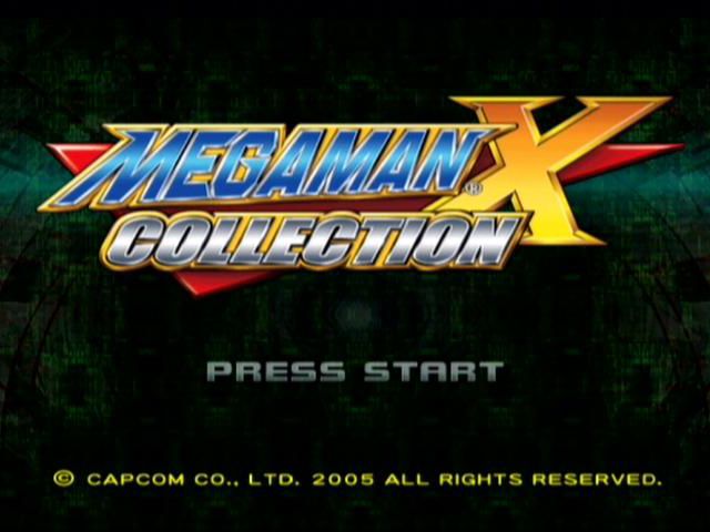 Mega Man X Collection (GameCube) screenshot: Title Screen