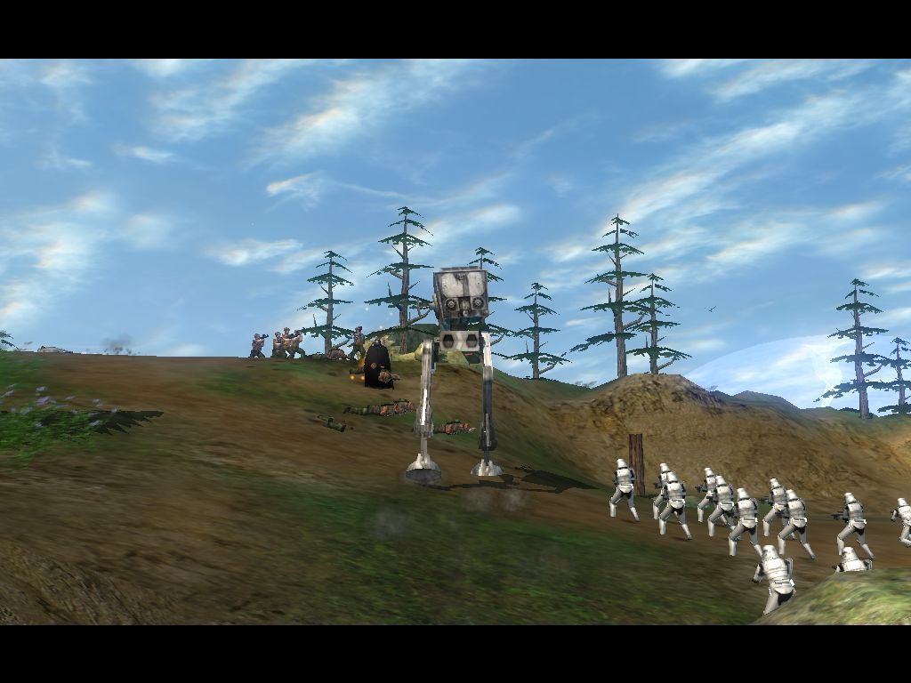 Star Wars: Empire at War (Windows) screenshot: Not a cutscene. Empire at War has an in-game cinematic option.