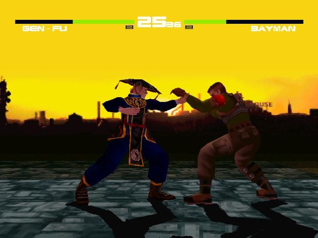 Screenshot of Dead or Alive (PlayStation, 1996) - MobyGames