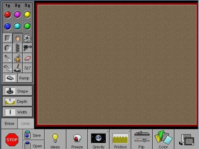 Thinkin' Things Collection 3 (Windows) screenshot: BLOX, ready to create.