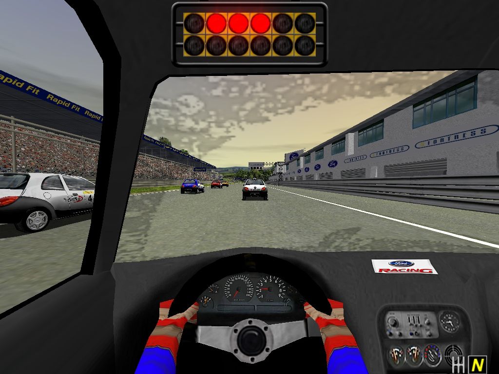 Ford Racing (Windows) screenshot: InCar cam