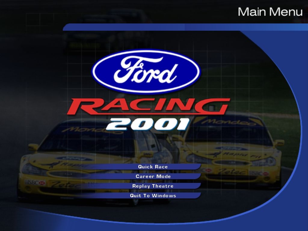 Ford Racing (Windows) screenshot: Title Screen