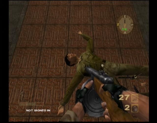 Vietcong: Purple Haze (Xbox) screenshot: You can take weapons from killed V.C.