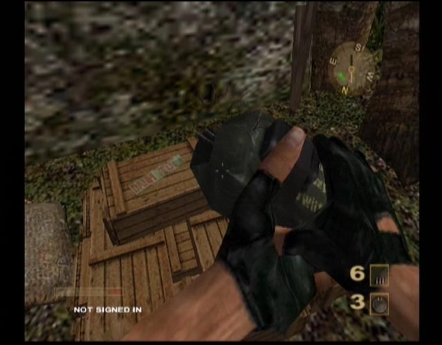 Vietcong: Purple Haze (Xbox) screenshot: Always blow up V.C creches when you find them.