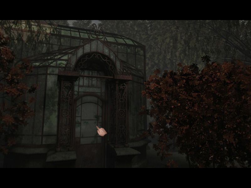 Scratches (Windows) screenshot: Approaching the Greenhouse.