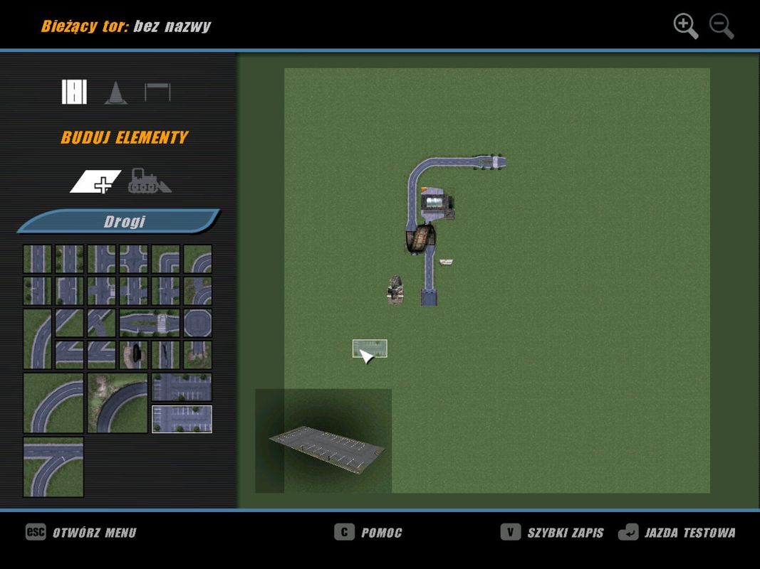 Crashday (Windows) screenshot: Track editor.