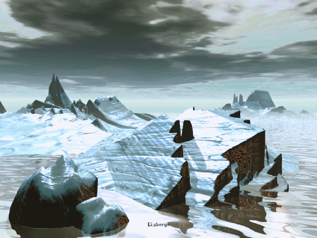 The Settlers II: Gold Edition (DOS) screenshot: Loading frozen maps