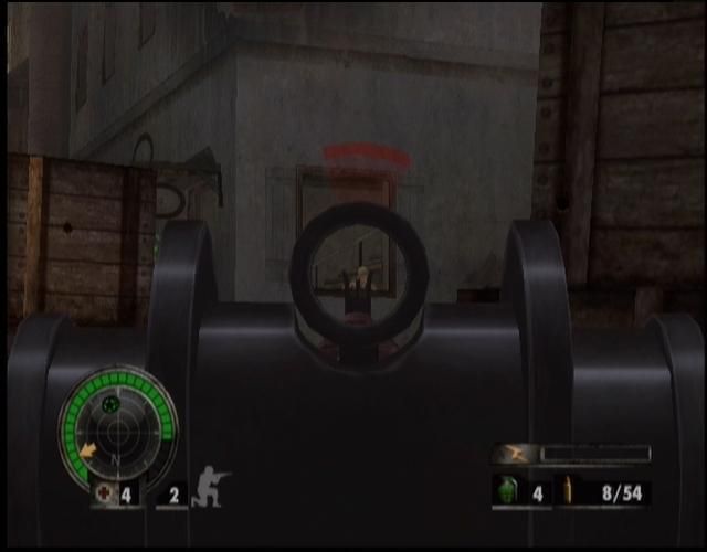 Medal of Honor: European Assault (Xbox) screenshot: The rifle is deadly accurate!