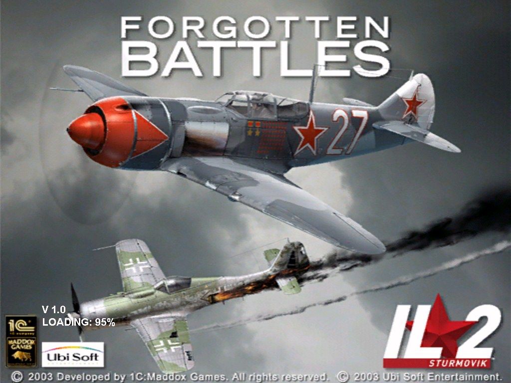 IL-2 Sturmovik: Forgotten Battles (Windows) screenshot: Title screen