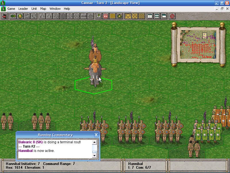The Great Battles of Hannibal (Windows) screenshot: It's the man himself