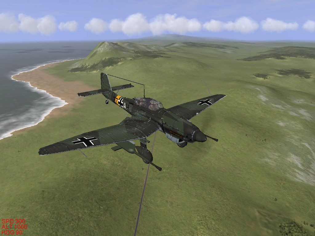 IL-2 Sturmovik: Forgotten Battles (Windows) screenshot: This Ju-87 carries two cannon pods