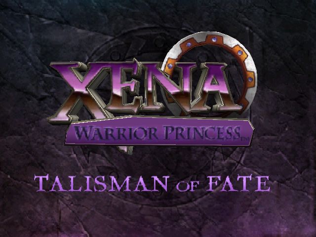 Xena: Warrior Princess - The Talisman of Fate (Nintendo 64) screenshot: Title screen.