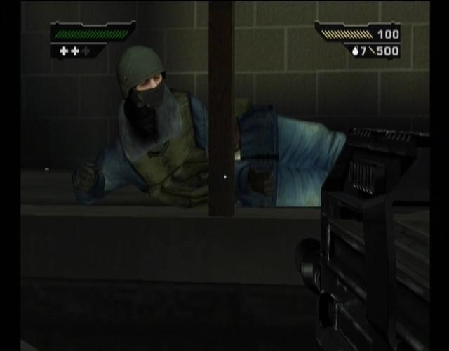 Black (Xbox) screenshot: The way enemies fall down dead is hilarious!