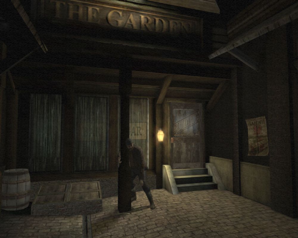 Call of Cthulhu: Dark Corners of the Earth (Windows) screenshot: Zadok Allen has useful information.