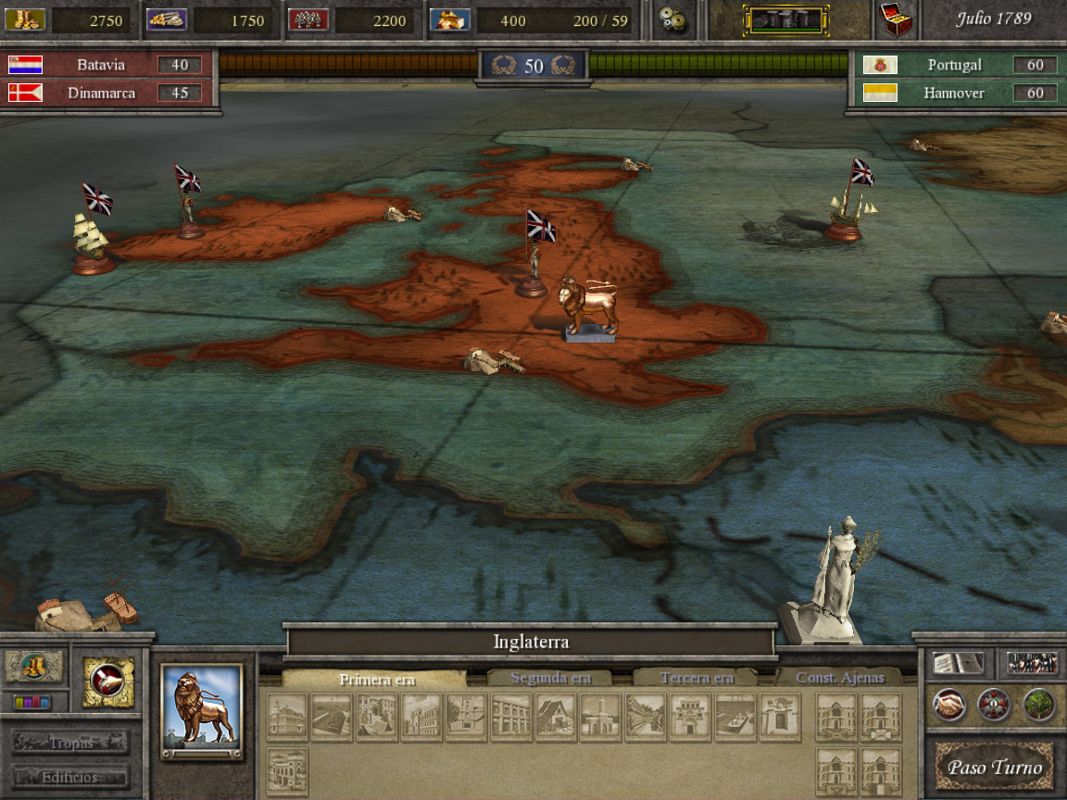 Imperial Glory (Windows) screenshot: Zooming the map