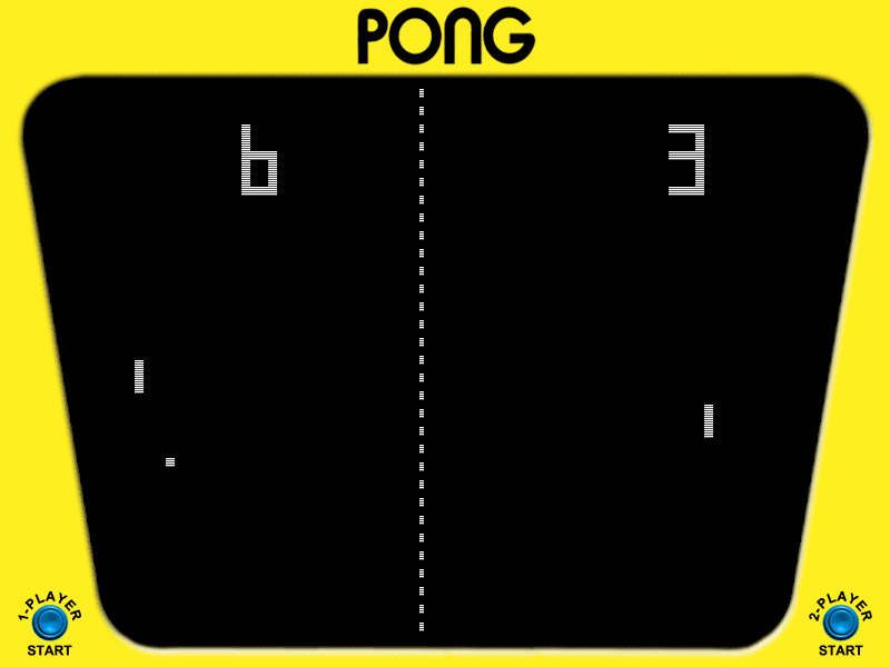 Atari Arcade Hits: Volume 1 (Windows) screenshot: Pong