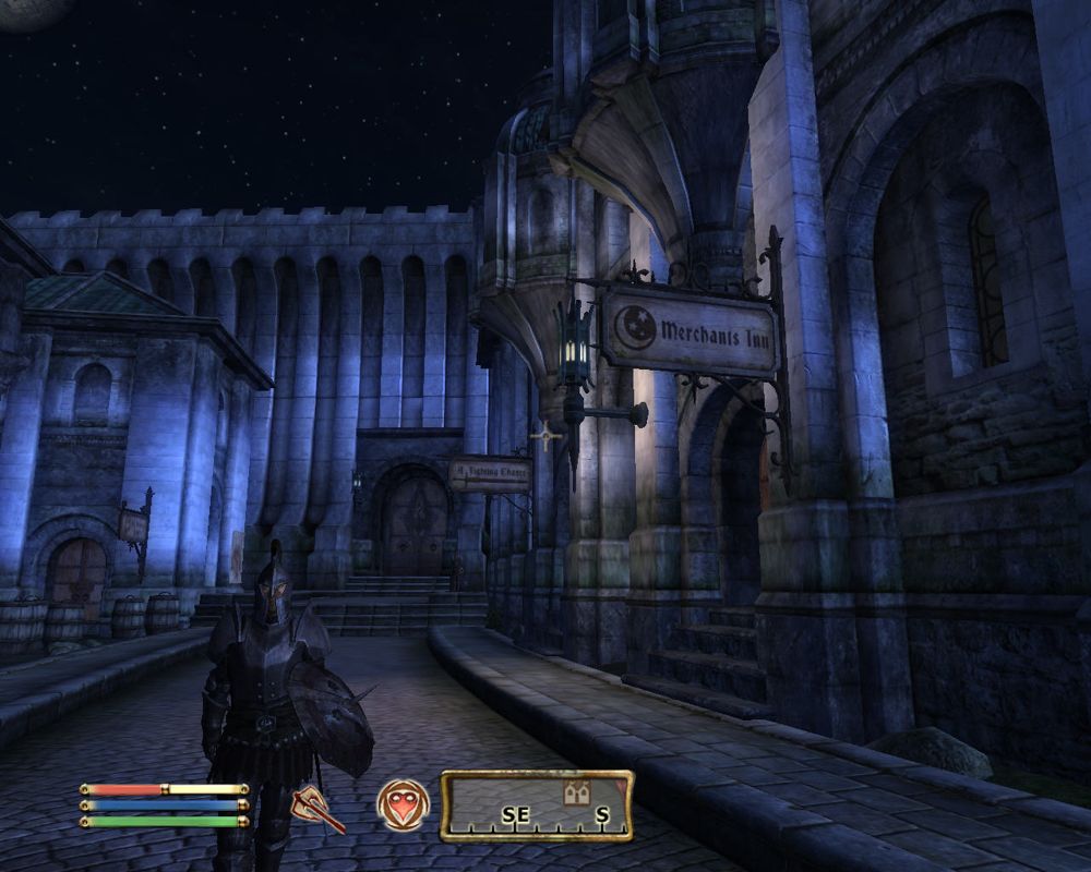 The Elder Scrolls IV: Oblivion (Windows) screenshot: Looking for a place to sleep