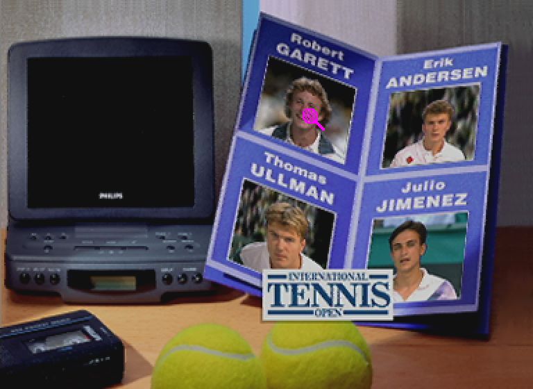 International Tennis Open (CD-i) screenshot: Select player