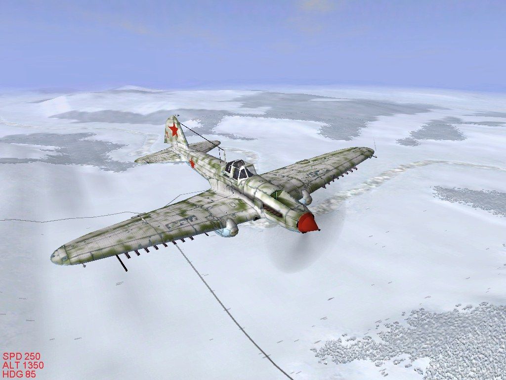 IL-2 Sturmovik: Forgotten Battles (Windows) screenshot: An early version of the IL2 Sturmovik