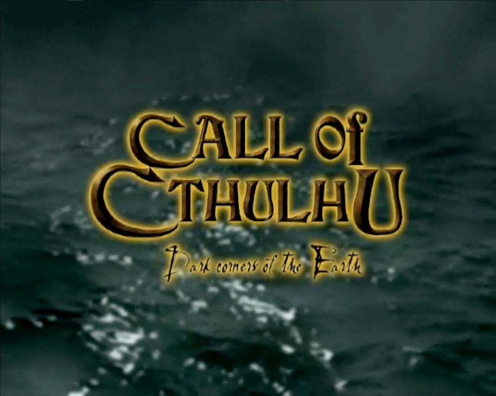 Call of Cthulhu: Dark Corners of the Earth (Windows) screenshot: Title screen