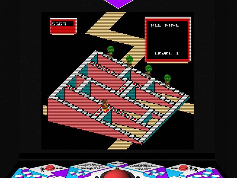 Atari Arcade Hits: Volume 2 (Windows) screenshot: Crystal Castles