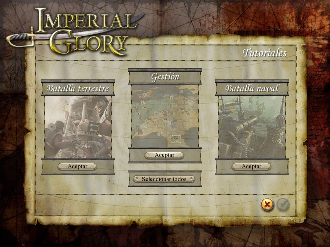Imperial Glory (Windows) screenshot: Learning the basics