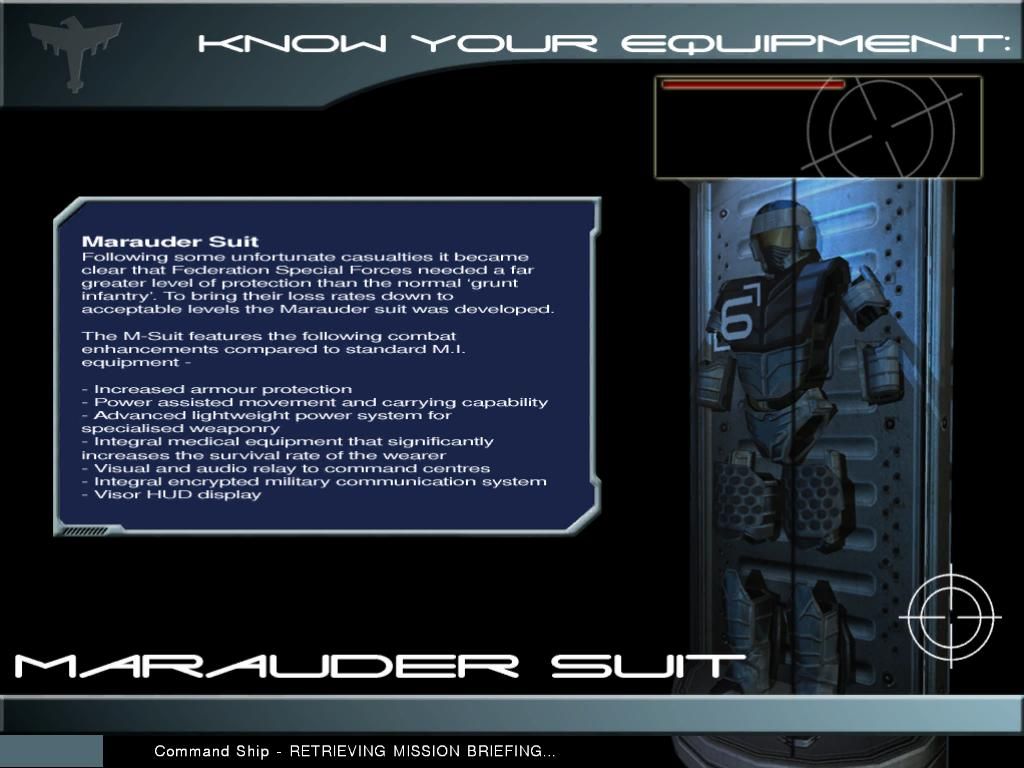 Starship Troopers (Windows) screenshot: Loading screen offer useful information.