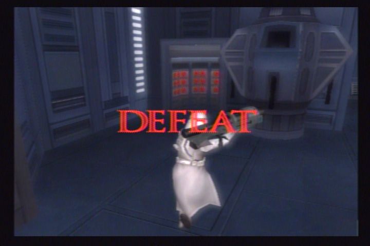 Star Wars: Battlefront II (PlayStation 2) screenshot: If you lose all your command posts, you get a "Defeat" screen