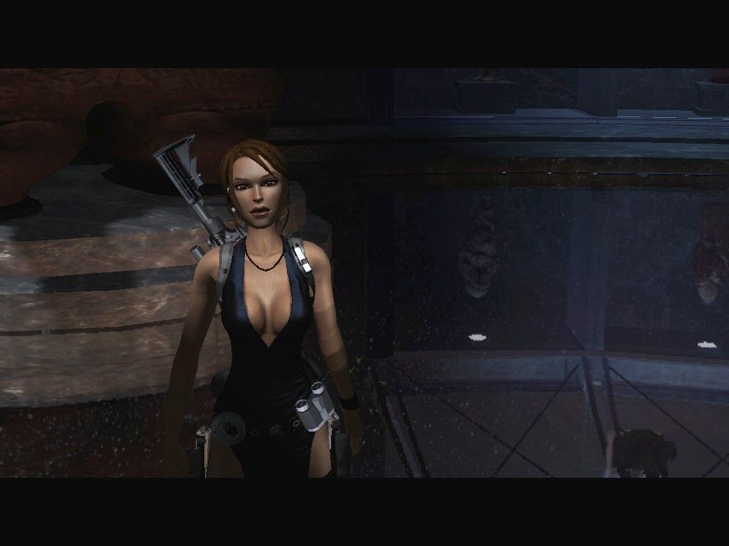Lara Croft: Tomb Raider - Legend (Windows) screenshot: Don't invite her to parties, this is how she will come if she doesn't like you.