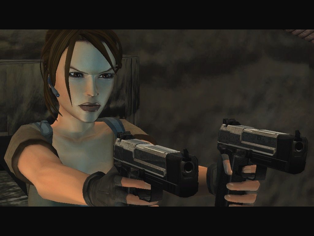 Lara Croft: Tomb Raider - Legend (Windows) screenshot: Looking angry there...