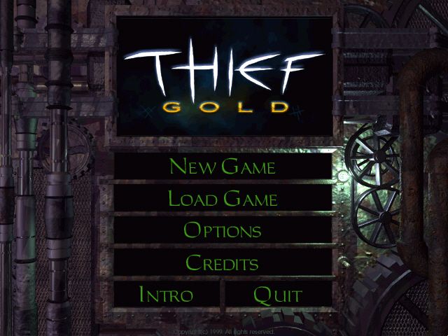 Thief: Gold (Windows) screenshot: Title Screen